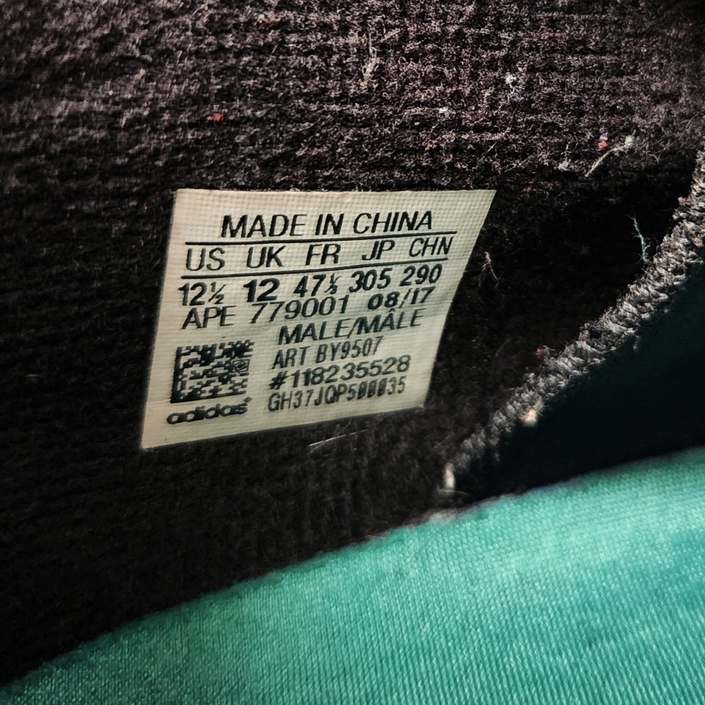 Adidas EQT Cushion ADV Triple Black Mens Size 12.5 Running Sneakers BY9507 RARE! - Picture 14 of 14